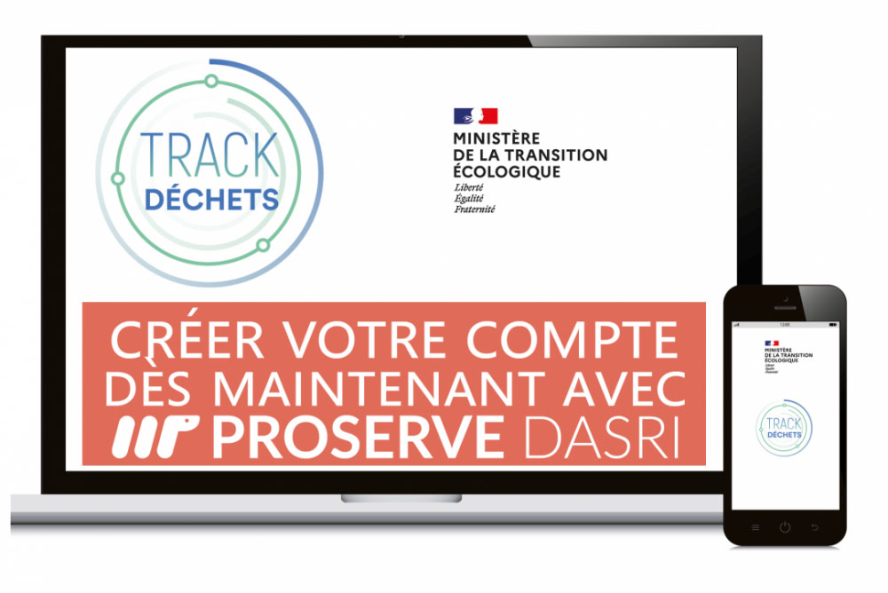 PROSERVE DASRI : créer votre compte TRACKDECHETS Outil de dématérialisation des bordereaux de suivi DASRI