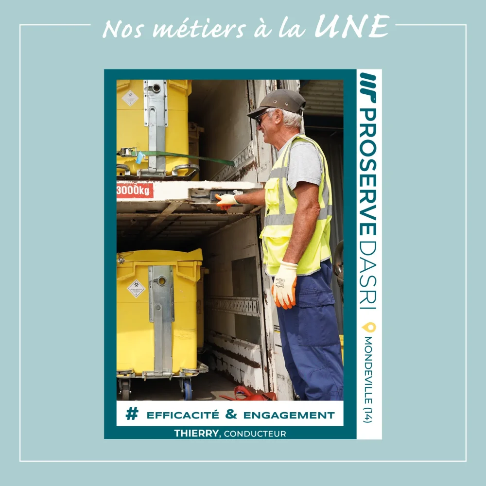 Thierry, Conducteur PROSERVE DASRI Ă Mondeville